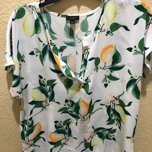 Ann Taylor Printed Summer Top